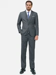 Allthemen Anzug Slim Fit Herrenanzug Business Dunkelblau/Grau/Dunkelgrau