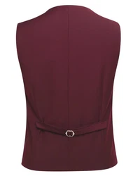 Allthemen Anzug Slim Fit Herrenanzug Business Dunkelrot/Bordeaux/Rot/Lila