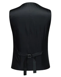 Allthemen Anzug Slim Fit Herrenanzug Business Schwarz/Dunkelblau