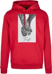 Mister Tee Trust 2.0 Hoody Rosa/Rot/Lila/Dunkelrot