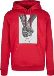 Mister Tee Trust 2.0 Hoody Rosa/Rot/Lila/Dunkelrot