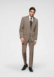 Class International Anzug 4-teilig Beige/Khaki/Grau/Braun