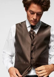 Class International Anzug 4-teilig Dunkelbraun/Khaki/Dunkelgrau/Bordeaux/Schwarz/Braun