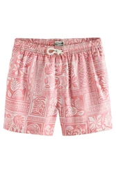 Next Badeshorts mit Print Rosa