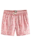 Next Badeshorts mit Print Rosa