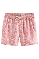 Next Badeshorts mit Print Rosa