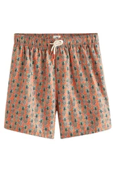 Next Badeshorts Relaxed Fit mit Print Gelb/Rosa/Braun/Beige