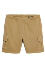 Shorts Herren Shorts CONTRAST STITCH CARGO SHORT Washed Cappuccino