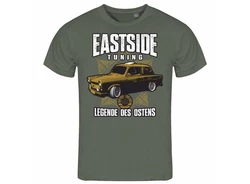 deinshirt Herren T-Shirt Eastside Tuning Funshirt mit Motiv Dunkelgrün