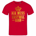 deinshirt Print-Shirt Herren T-Shirt Funshirt mit Motiv Dunkelrot/Rot