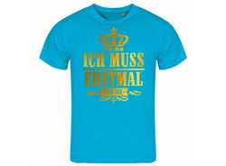 deinshirt Print-Shirt Herren T-Shirt Funshirt mit Motiv Blau/Dunkelblau/Hellblau