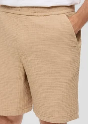 s.Oliver Bermudas Shorts Relaxed Fit Weiß/Khaki/Creme/Beige