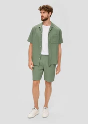 s.Oliver Bermudas Shorts Relaxed Fit Weiß/Creme/Khaki