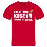 deinshirt Print-Shirt Herren T-Shirt Das ist mein KOSTM Ende der Diskussion Funshirt mit Motiv Rot/Dunkelrot/Braun deinshirt Print-Shirt Herren T-Shirt Das ist mein KOSTM Ende der Diskussion Funshirt mit Motiv Rot/Dunkelrot/Braun