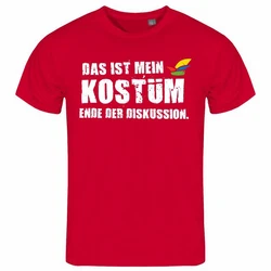deinshirt Print-Shirt Herren T-Shirt Das ist mein KOSTM Ende der Diskussion Funshirt mit Motiv Rot/Dunkelrot/Braun