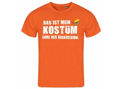 deinshirt Print-Shirt Herren T-Shirt Das ist mein KOSTM Ende der Diskussion Funshirt mit Motiv Orange/Braun/Mischfarben/Grau/Gelb/Rot