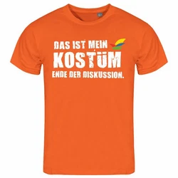 deinshirt Print-Shirt Herren T-Shirt Das ist mein KOSTM Ende der Diskussion Funshirt mit Motiv Orange/Braun/Mischfarben/Grau/Gelb/Rot