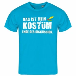 deinshirt Print-Shirt Herren T-Shirt Das ist mein KOSTM Ende der Diskussion Funshirt mit Motiv Türkis/Hellblau/Blau/Braun