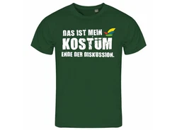 deinshirt Print-Shirt Herren T-Shirt Das ist mein KOSTM Ende der Diskussion Funshirt mit Motiv Dunkelgrün/Grün/Braun/Gelb