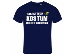 deinshirt Print-Shirt Herren T-Shirt Das ist mein KOSTM Ende der Diskussion Funshirt mit Motiv Braun/Dunkelblau/Mischfarben/Hellblau/Blau/Grau