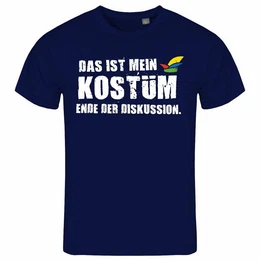Print-Shirt Herren T-Shirt Das ist mein KOSTM Ende der Diskussion Funshirt mit Motiv