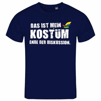 deinshirt Print-Shirt Herren T-Shirt Das ist mein KOSTM Ende der Diskussion Funshirt mit Motiv Braun/Dunkelblau/Mischfarben/Hellblau/Blau/Grau