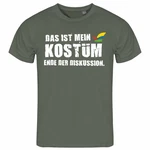 deinshirt Print-Shirt Herren T-Shirt Das ist mein KOSTM Ende der Diskussion Funshirt mit Motiv Dunkelgrün/Khaki/Braun deinshirt Print-Shirt Herren T-Shirt Das ist mein KOSTM Ende der Diskussion Funshirt mit Motiv Dunkelgrün/Khaki/Braun