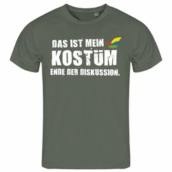 deinshirt Print-Shirt Herren T-Shirt Das ist mein KOSTM Ende der Diskussion Funshirt mit Motiv Dunkelgrün/Khaki/Braun