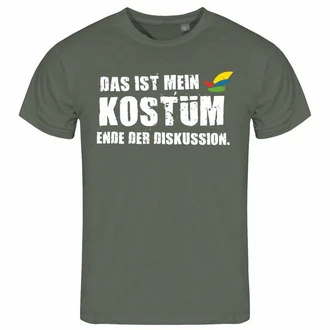 deinshirt Print-Shirt Herren T-Shirt Das ist mein KOSTM Ende der Diskussion Funshirt mit Motiv Dunkelgrün/Khaki/Braun