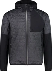 CMP Funktionsjacke MAN HYBRID JACKET FIX HOOD ANTRACITE