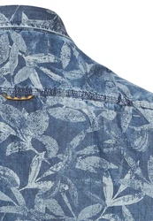 camel active Kurzarmhemd 5-Pocket-Jeans Blau/Hellblau
