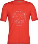Icebreaker Kurzarmshirt M Tech Lite II SS Tee Canopy Camper Canopy Camper/LAVA