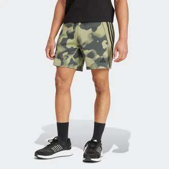 Adidas Sportswear Shorts FI 3S SHO AOP Dunkelgrün