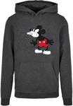 ABSOLUTE CULT Kapuzensweatshirt Herren Mickey Mouse - Tongue Hoody Dunkelgrau/Hellgrau/Grau/Rot