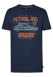 Petrol Industries T-Shirt Stroll Dunkelblau/Blau/Orange/Lila/Rot/Hellblau