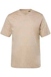 JP1880 T-Shirt Basic V-Ausschnitt Khaki/Beige/Braun