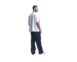 2Y Studios Baggy Jeans Adrik Basic (1-tlg., kein Set) Weiß/Creme/Dunkelblau