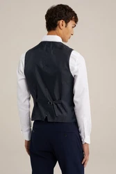 WE Fashion Jackenblazer Dunkelblau/Hellblau/Blau