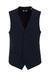 WE Fashion Jackenblazer Dunkelblau/Hellblau/Blau