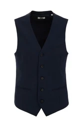 WE Fashion Jackenblazer Dunkelblau/Hellblau/Blau