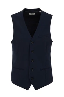 WE Fashion Jackenblazer Dunkelblau/Hellblau/Blau