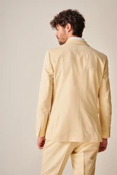 Next Baukastensakko Motion Flex Stretch Slim Fit Anzugsakko Beige/Gelb/Khaki