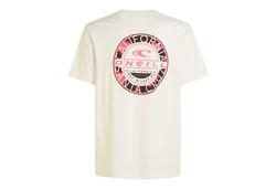O'Neill T-Shirt Back Print Khaki/Weiß/Beige