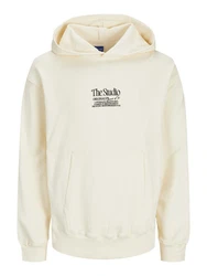Jack & Jones Hoodie JORNOTO GRAPHIC Creme/Beige/Weiß/Gelb/Khaki