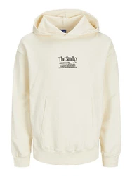 Jack & Jones Hoodie JORNOTO GRAPHIC Creme/Beige/Weiß/Gelb/Khaki