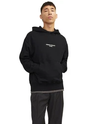 Jack & Jones Hoodie JORNOTO GRAPHIC Schwarz/Rosa/Lila