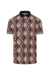 BOGNER Poloshirt Bogner Sport Ron Bordeaux/Mischfarben/Grün/Dunkelrot/Rot