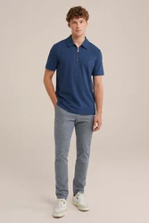 WE Fashion Poloshirt Dunkelblau/Blau