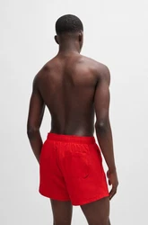HUGO Badeshorts ABAS rot/schwarz