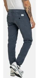 REELL Stoffhose Flex Tapered Chino Schwarz/Grün/Hellblau